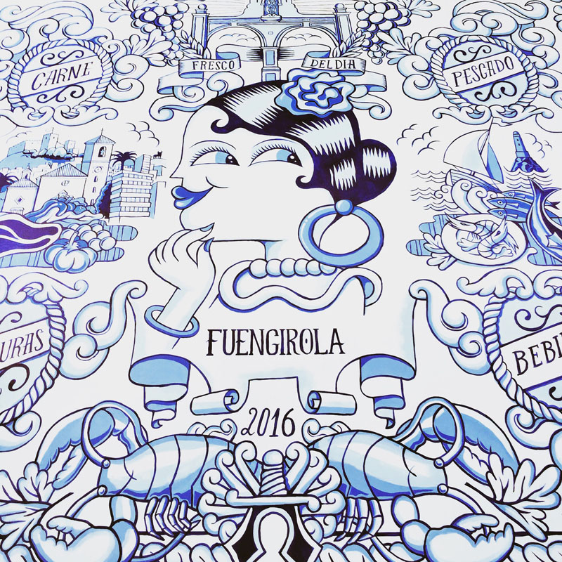 Artistic murals at La Galeria Gastro market in Fuengirola © Artistic murals at La Galeria Gastro market in Fuengirola ©